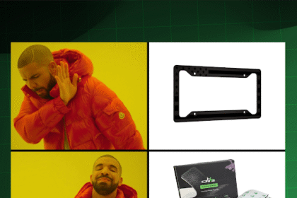 Frameless License Plates