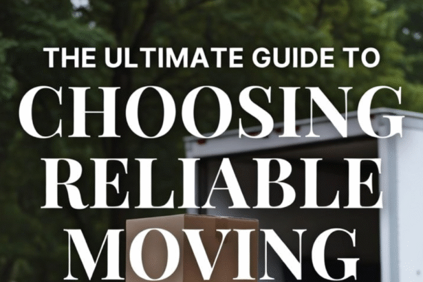 The Ultimate Guide to Choosing Reliable Moving Services