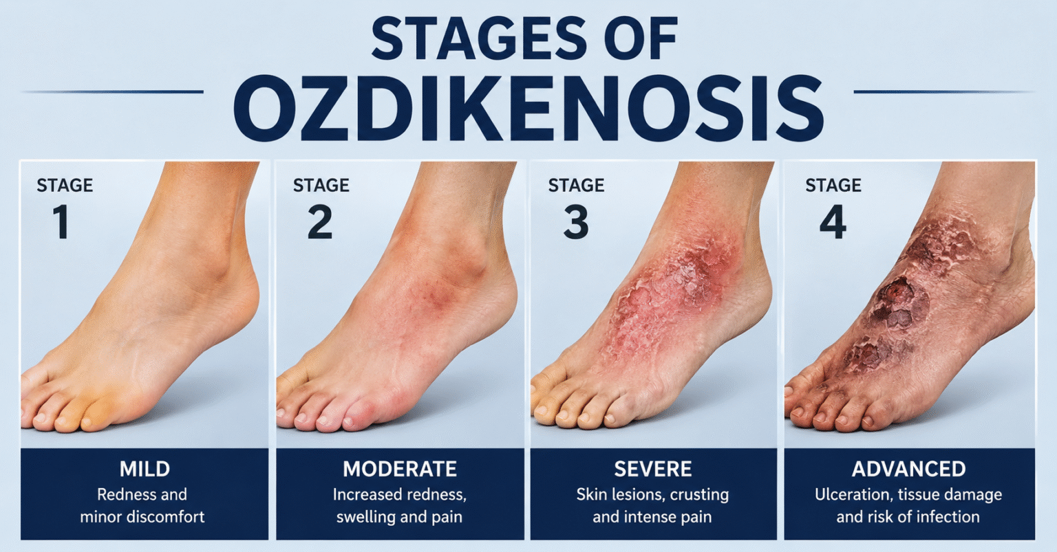 Stages of Ozdikenosis