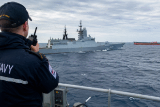 royal navy intercepts russian warship
