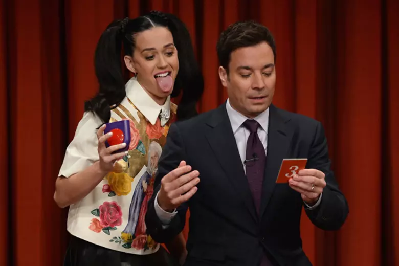Katy Perry and Jimmy Fallon