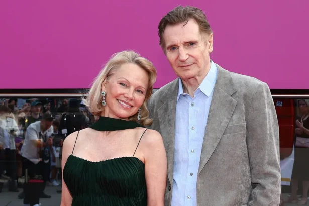 Pamela Anderson and Liam Neeson